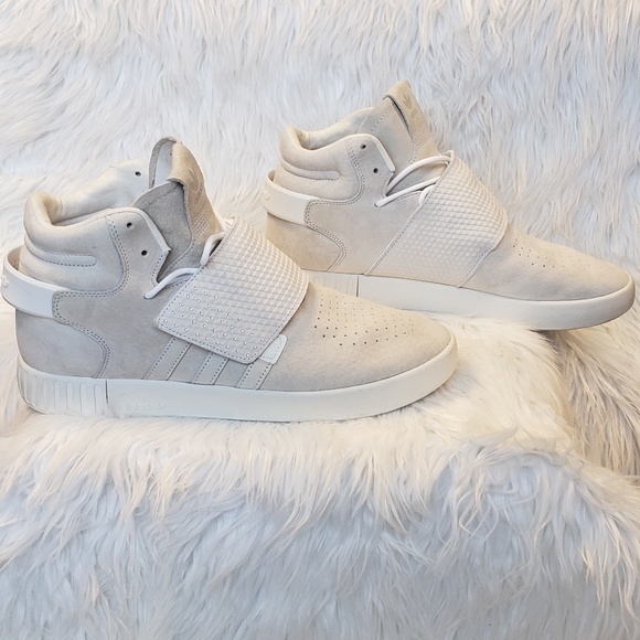 Mens Adidas Tubular Invader Strap Sneakers - Picture 2 of 5